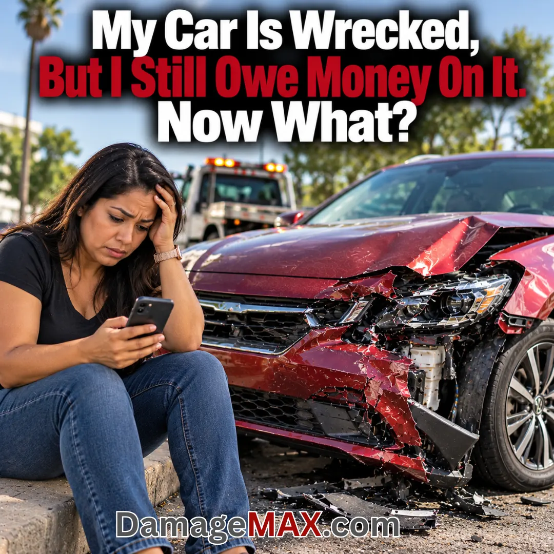 DamageMAX - My Car Is Wrecked, But I Still Owe Money on It. DamageMAX - My Car Is Wrecked, But I Still Owe Money on It.