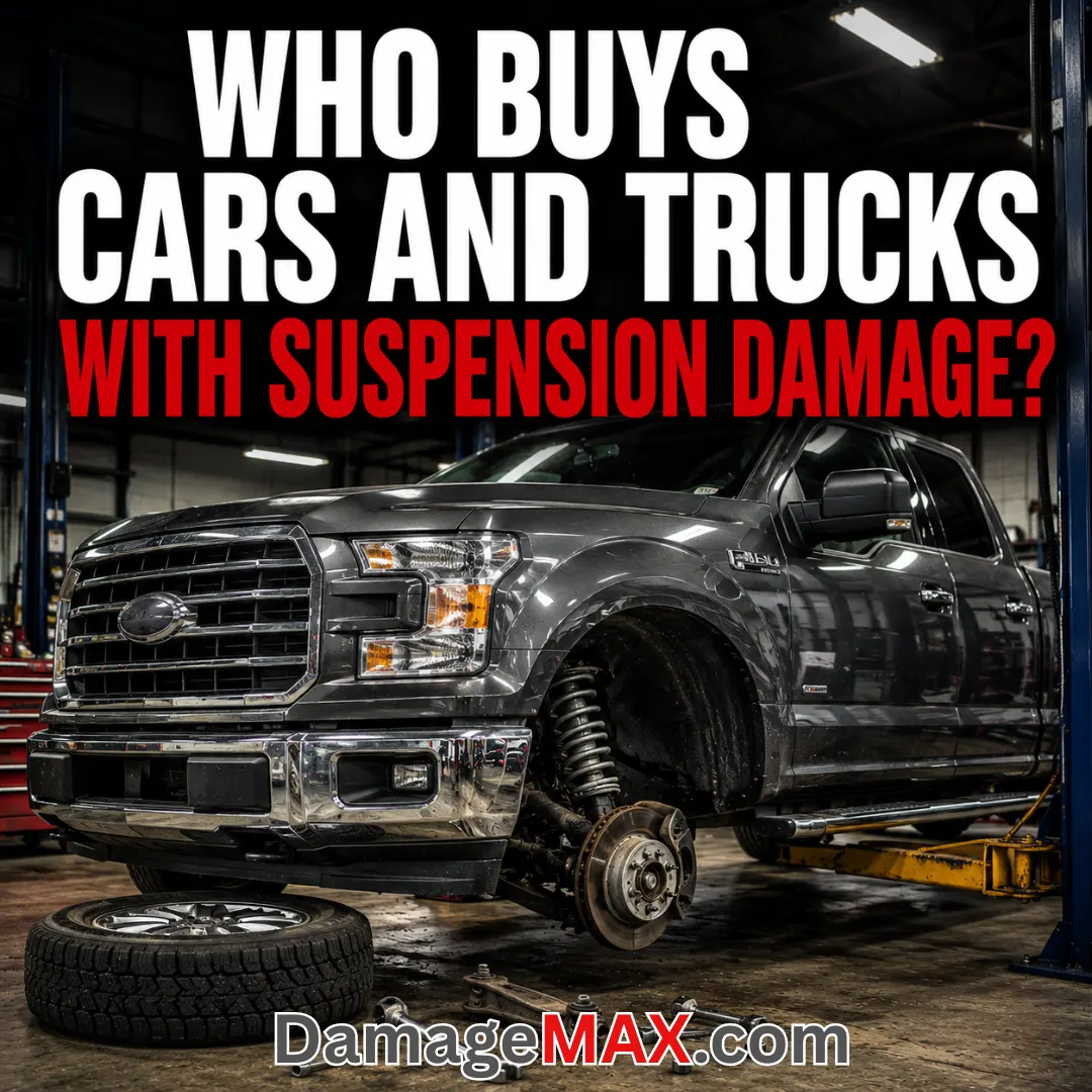 DamageMAX - Who Buys Cars and Trucks with Suspension Damage? DamageMAX - Who Buys Cars and Trucks with Suspension Damage?
